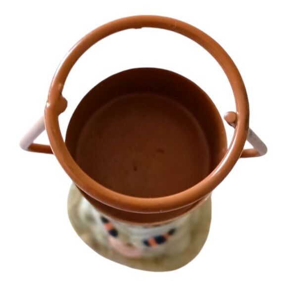 Yankee Candle Ghost Candle Holder Halloween Ceramic Ronnie Walter NO SHADE Vtg - Picture 3 of 16